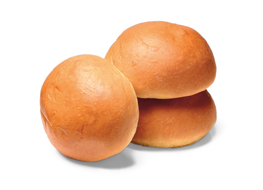 Frozen glazed brioche burger bun