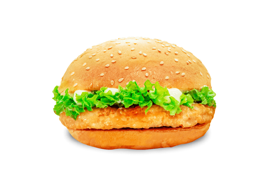 Frozen halal breaded chicken burger
