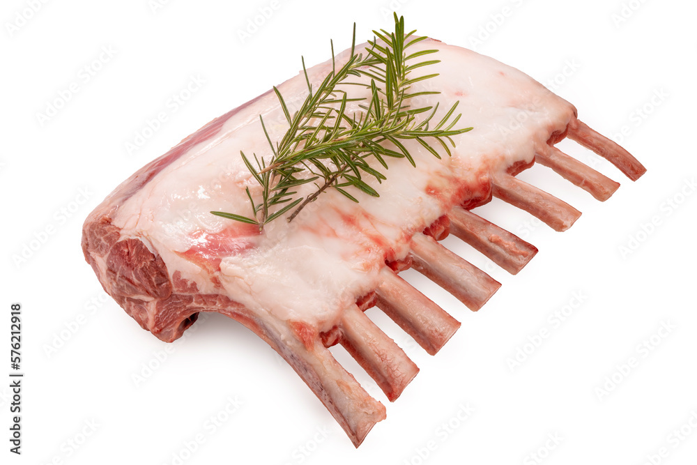 Frozen lamb rack 7-8 bones
