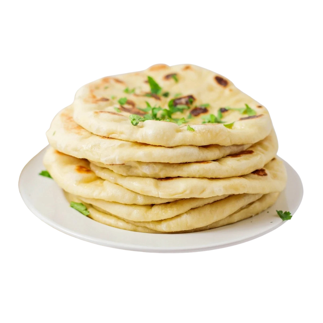 Frozen plain naan bread