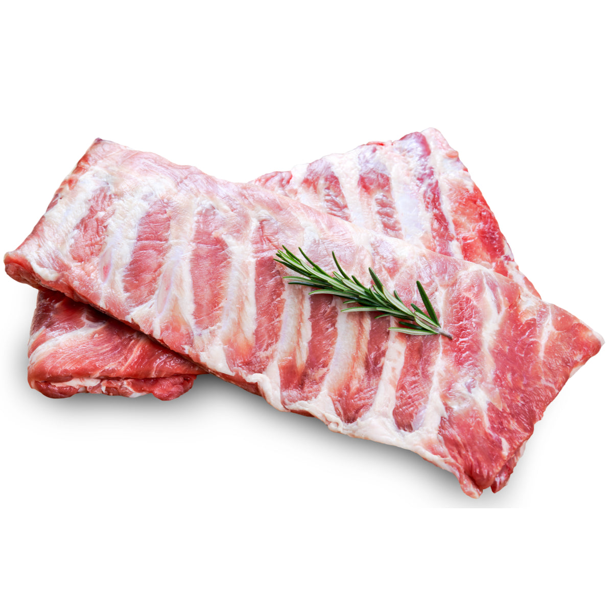 Frozen pork baby back ribs