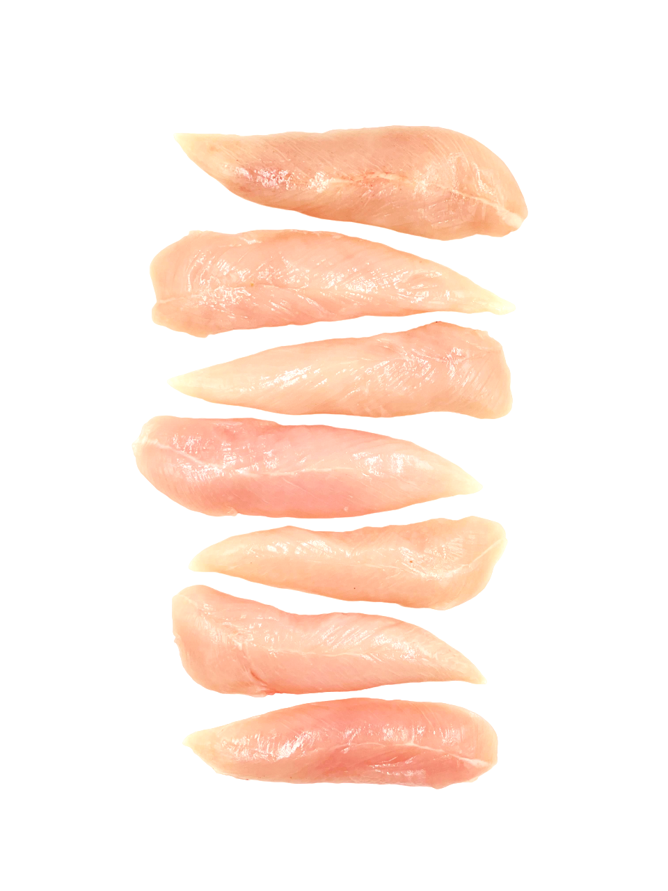 Halal chicken breast strips