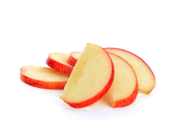 Prepared sliced apple