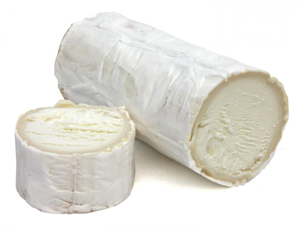 Rindless soft rosary goats cheese