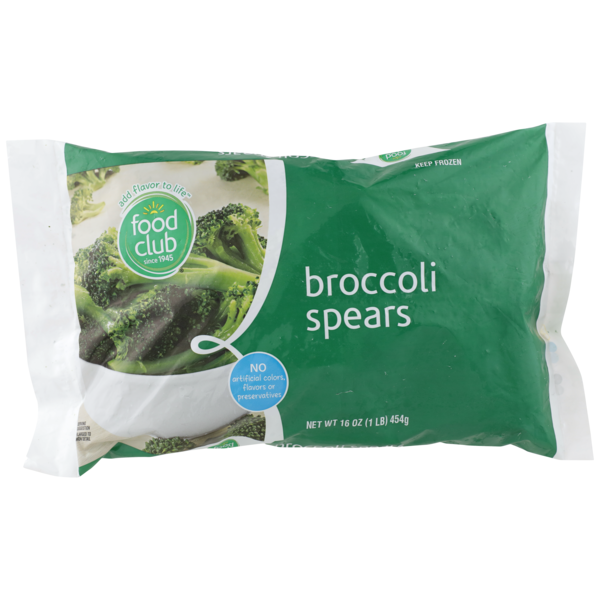 Frozen broccoli spears 