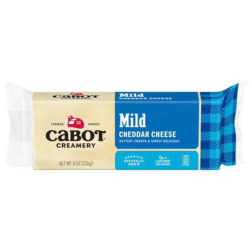Mild white cheddar Cabot