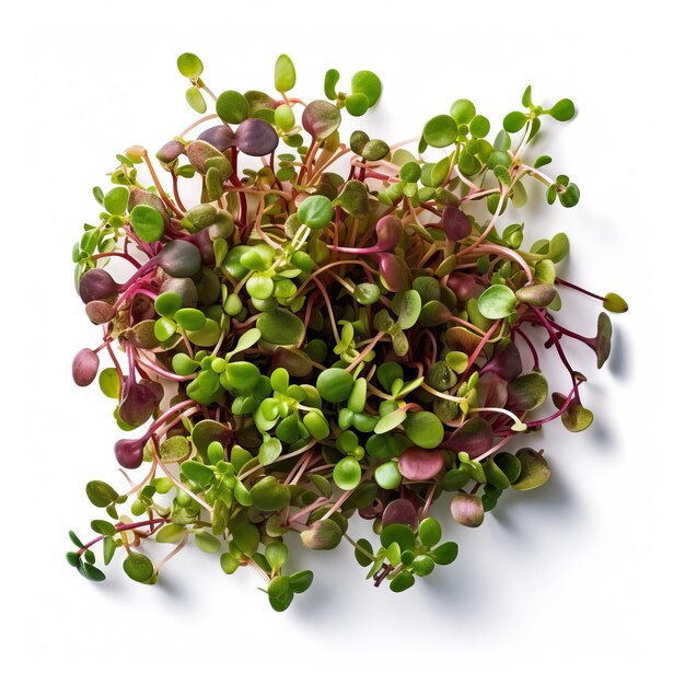 Rainbow microgreens