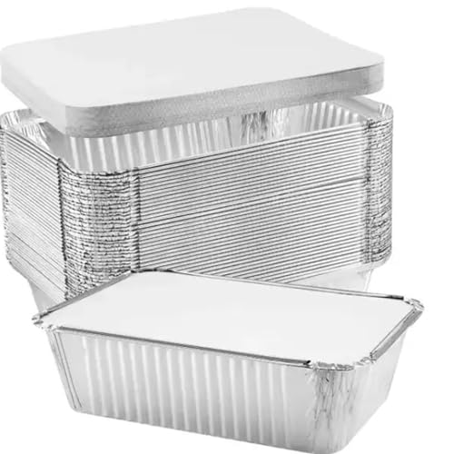 Barquette aluminium micro ondable avec couvercle 930ML