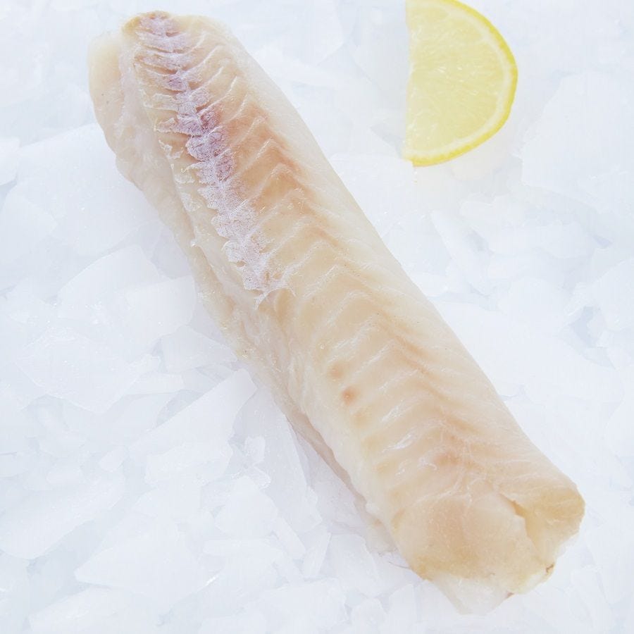 Dos de lieu noir sans peau sans arêtes surgelé