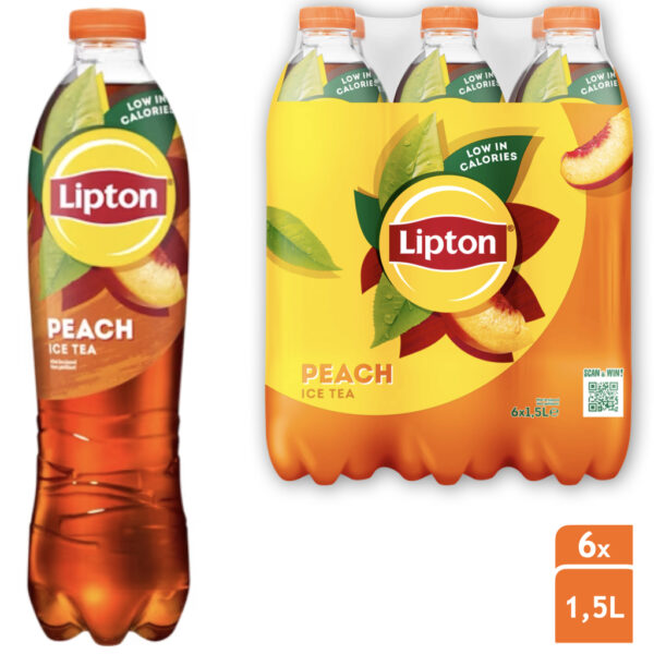 Ice tea pêche Lipton 1.25 L