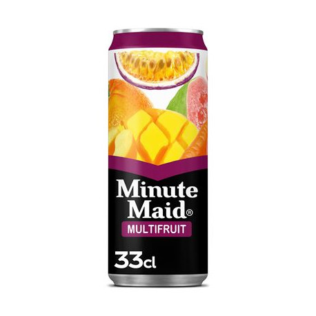 Jus multifruits tropical Minute Maid 33CL