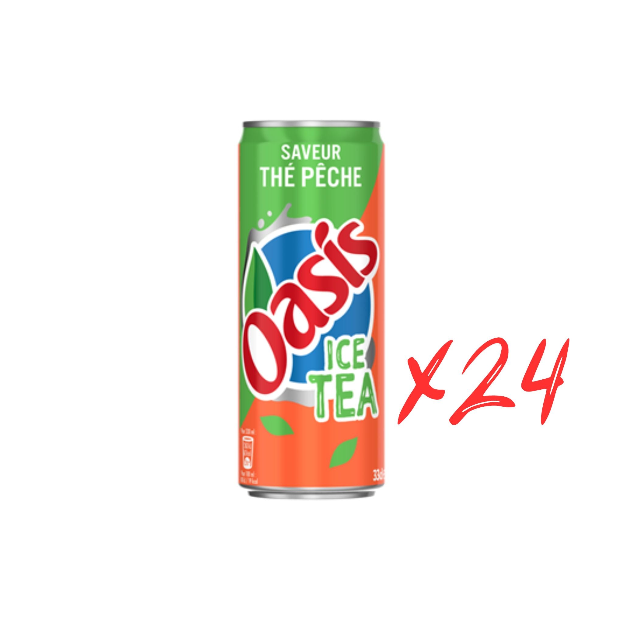 Oasis thé peche 33CL