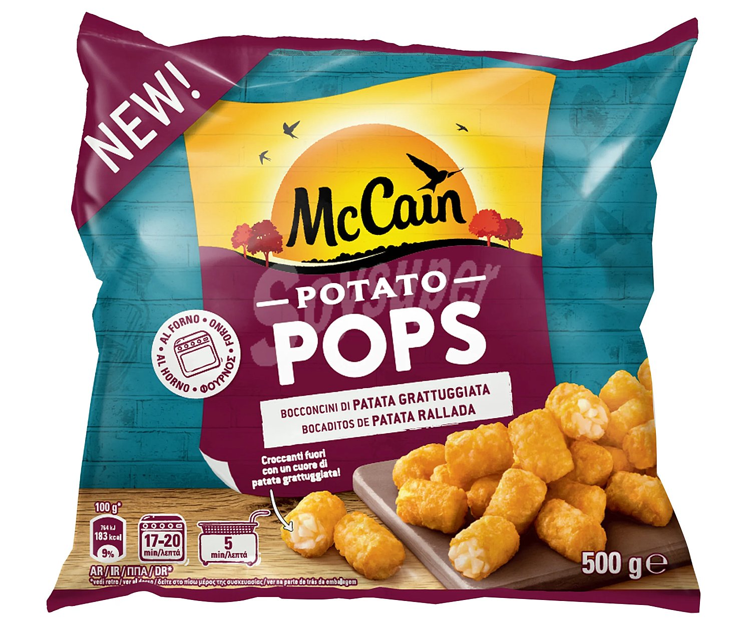 Potatoes pops Mc cain surgelé