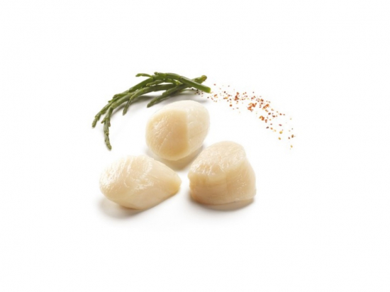 Préparation de noix saint jacques sans corail surgelé