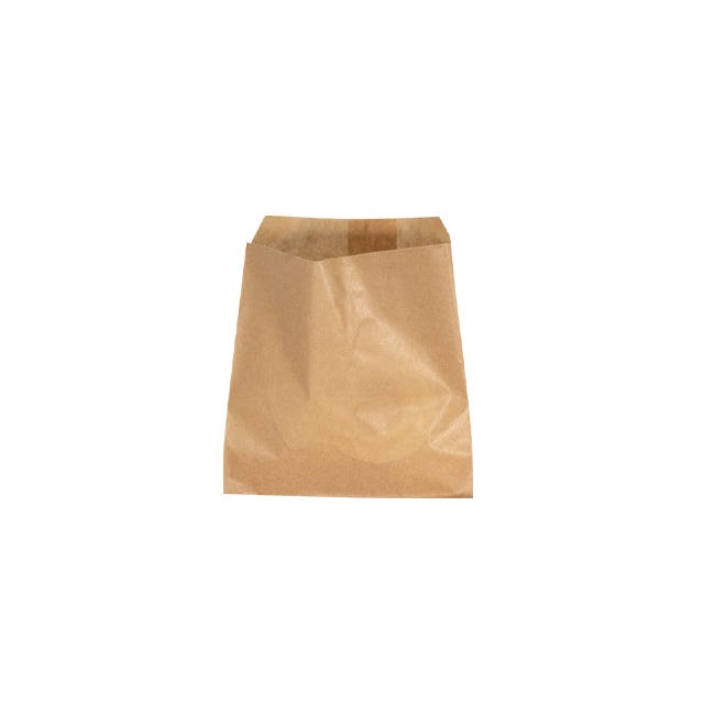 Sachet en papier ingraissable pour frites  12X12cm