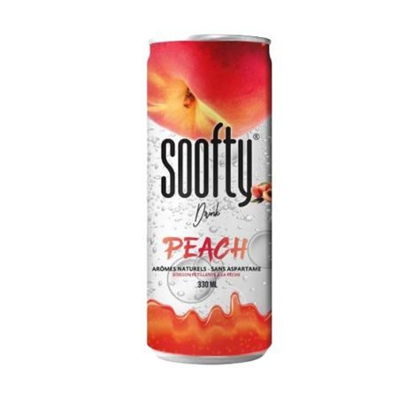 Soofty drink pêche 33CL